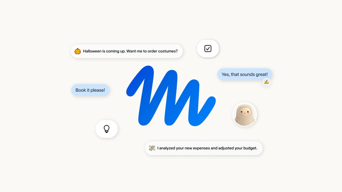 Meta가 공개한 Muse AI 공식 이미지 — 파란 Muse 로고와 AI 작업 대화