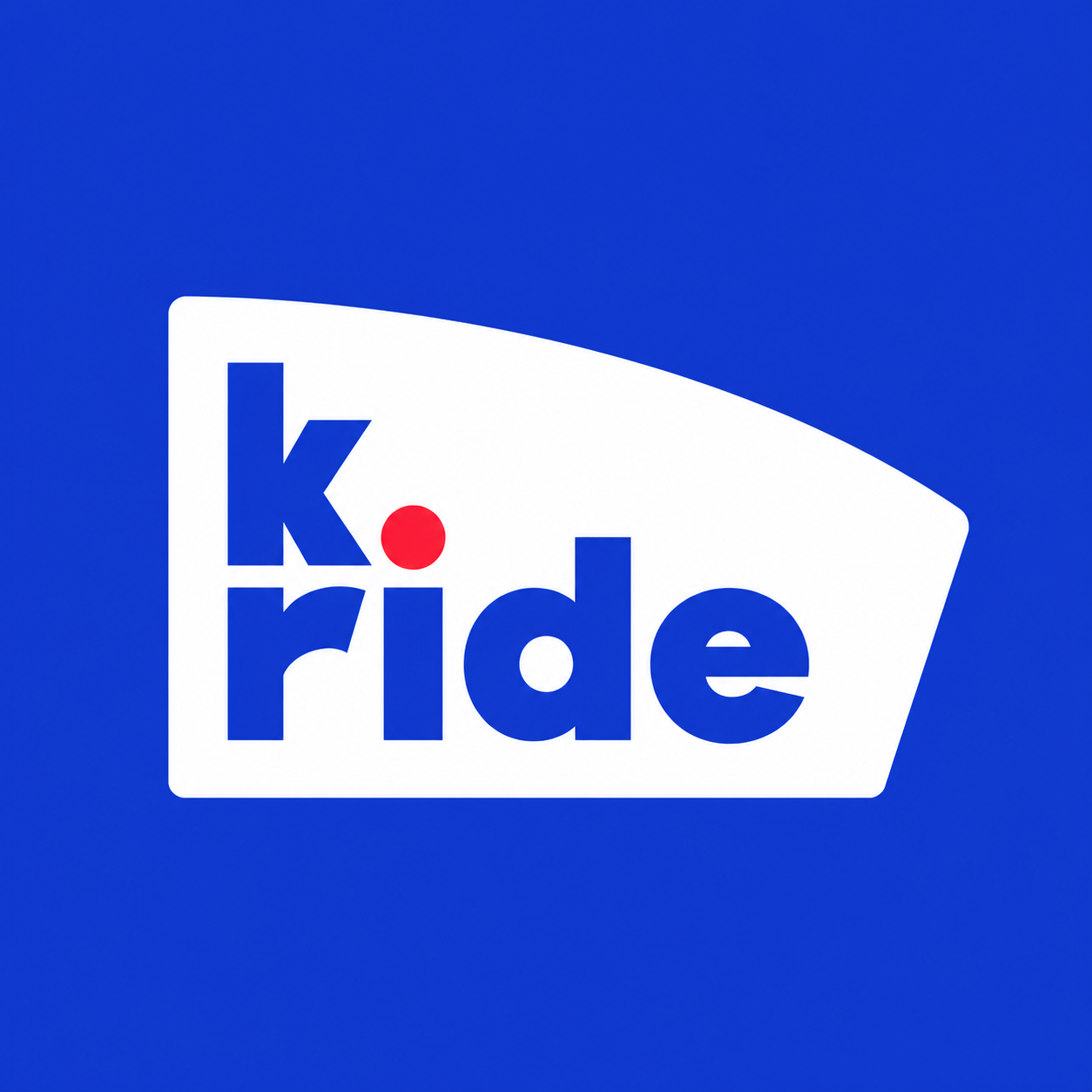 Enhanced high-resolution k.ride app icon based on the official Google Play artwork